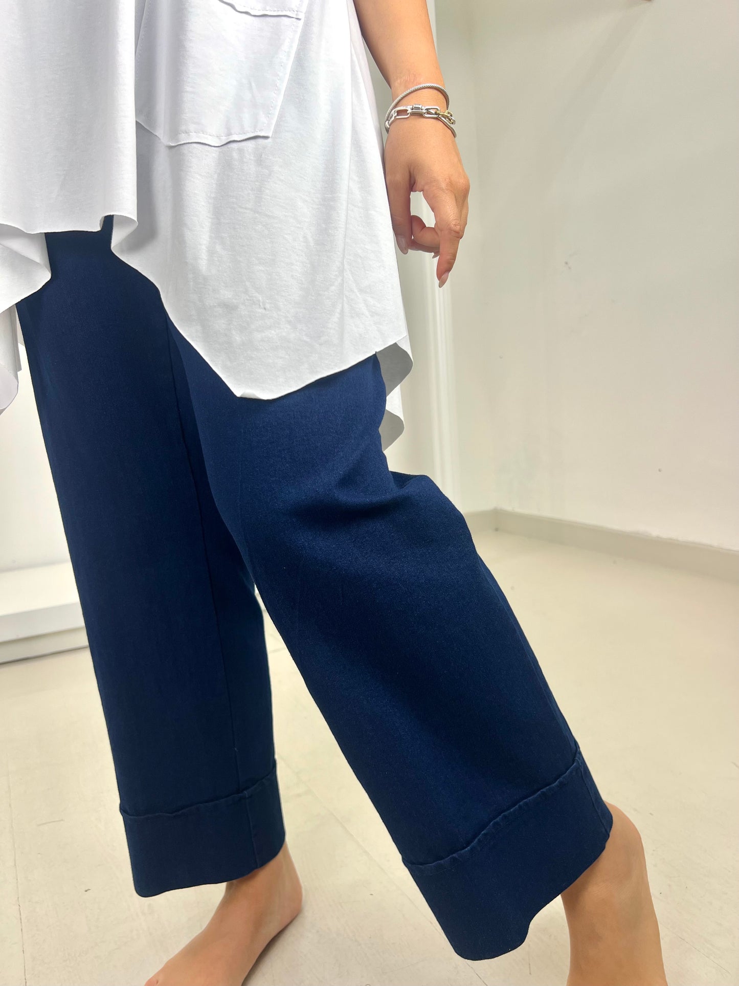 Jeans con bordo