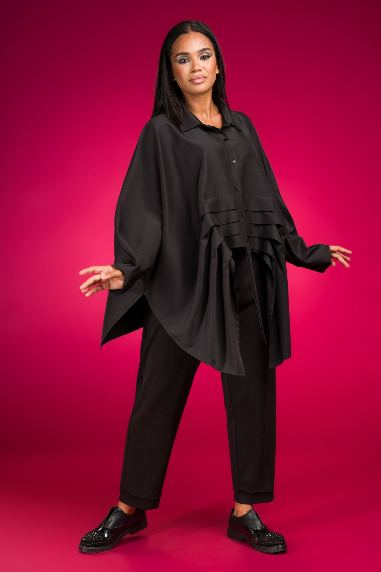 GHUNGROO Camicia drappeggio