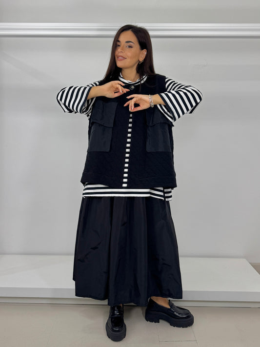 URBAN BY ALEMBIKA Gilet trapuntato