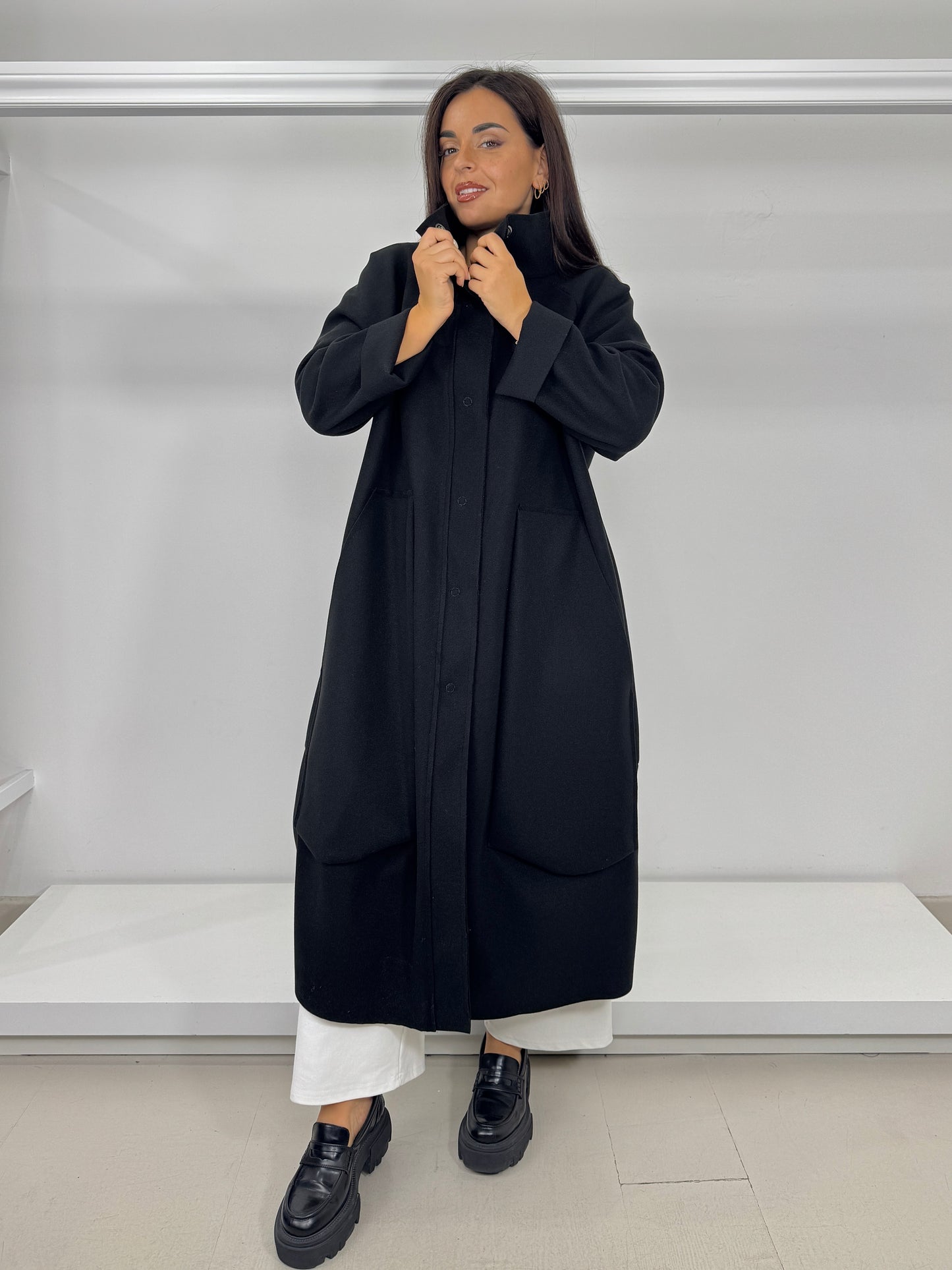 Cappotto ovetto panno