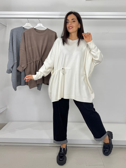 Pullover coulisse laterale