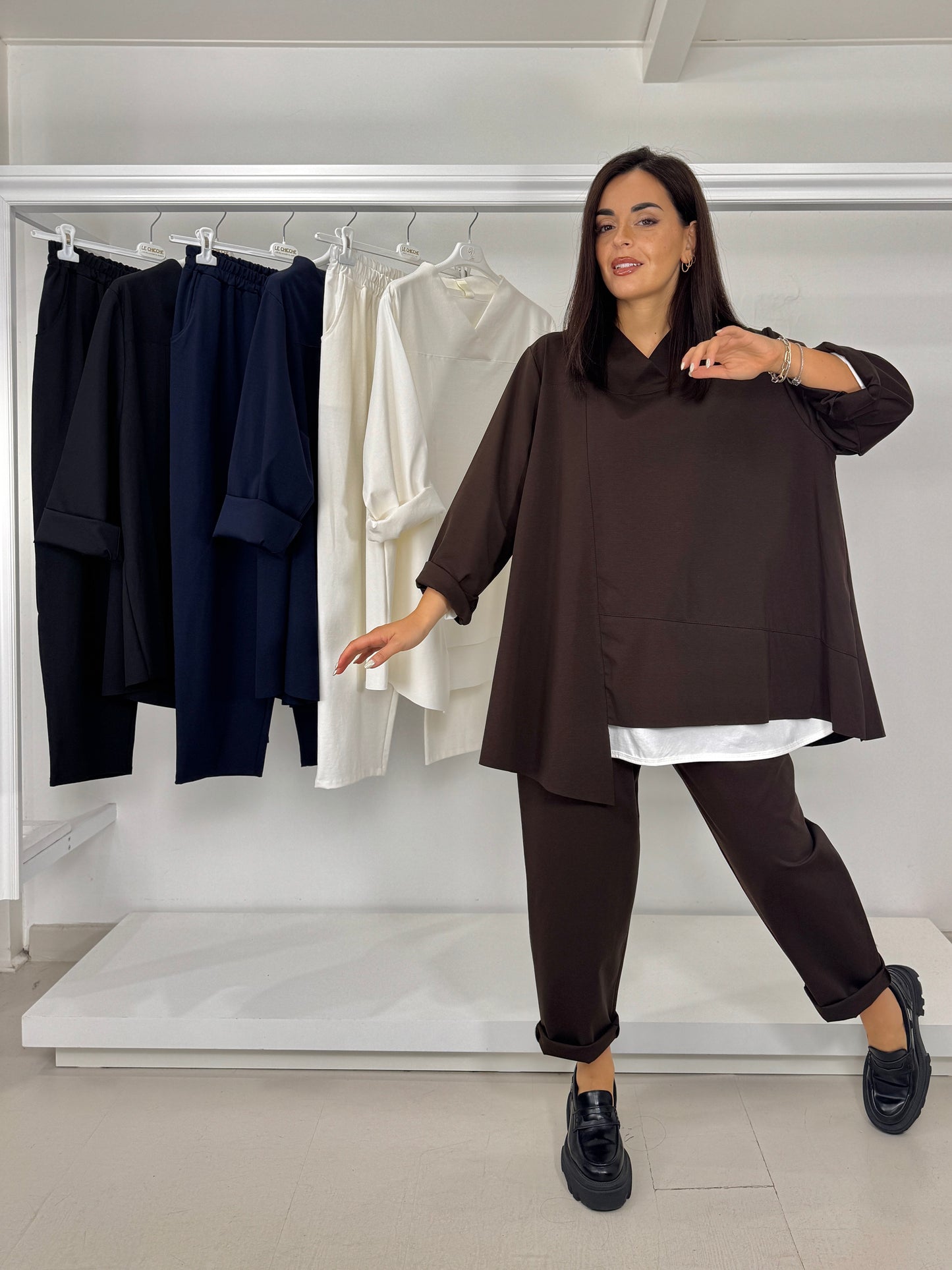 Casacca punto milano svasata