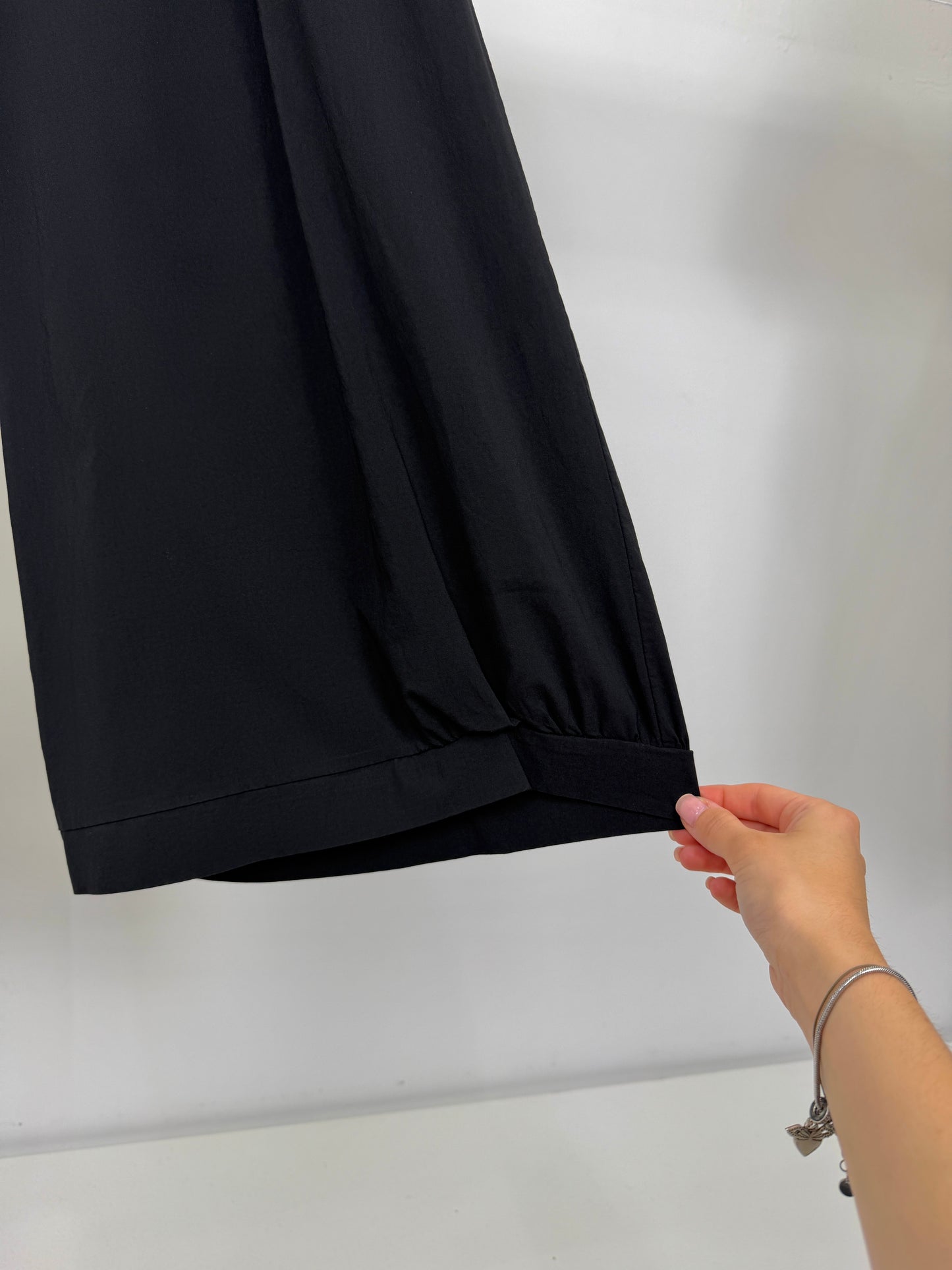 Pantalone in bengalina lato arricciato