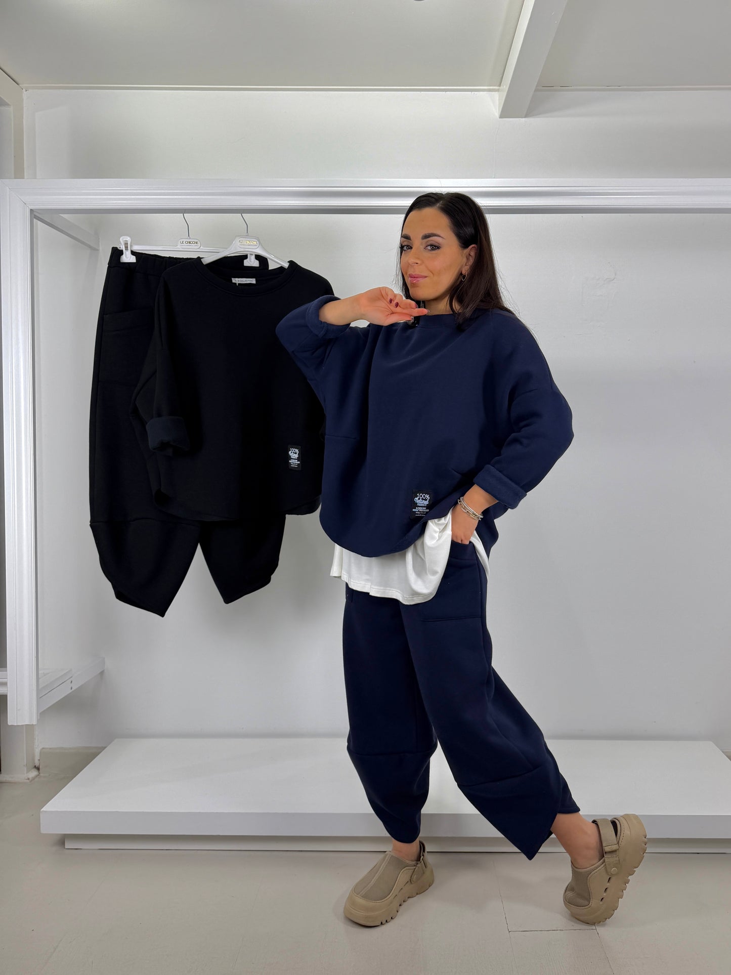 Completo felpato tulipano