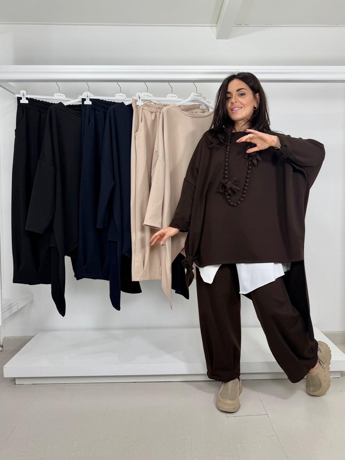 Completo over felpato