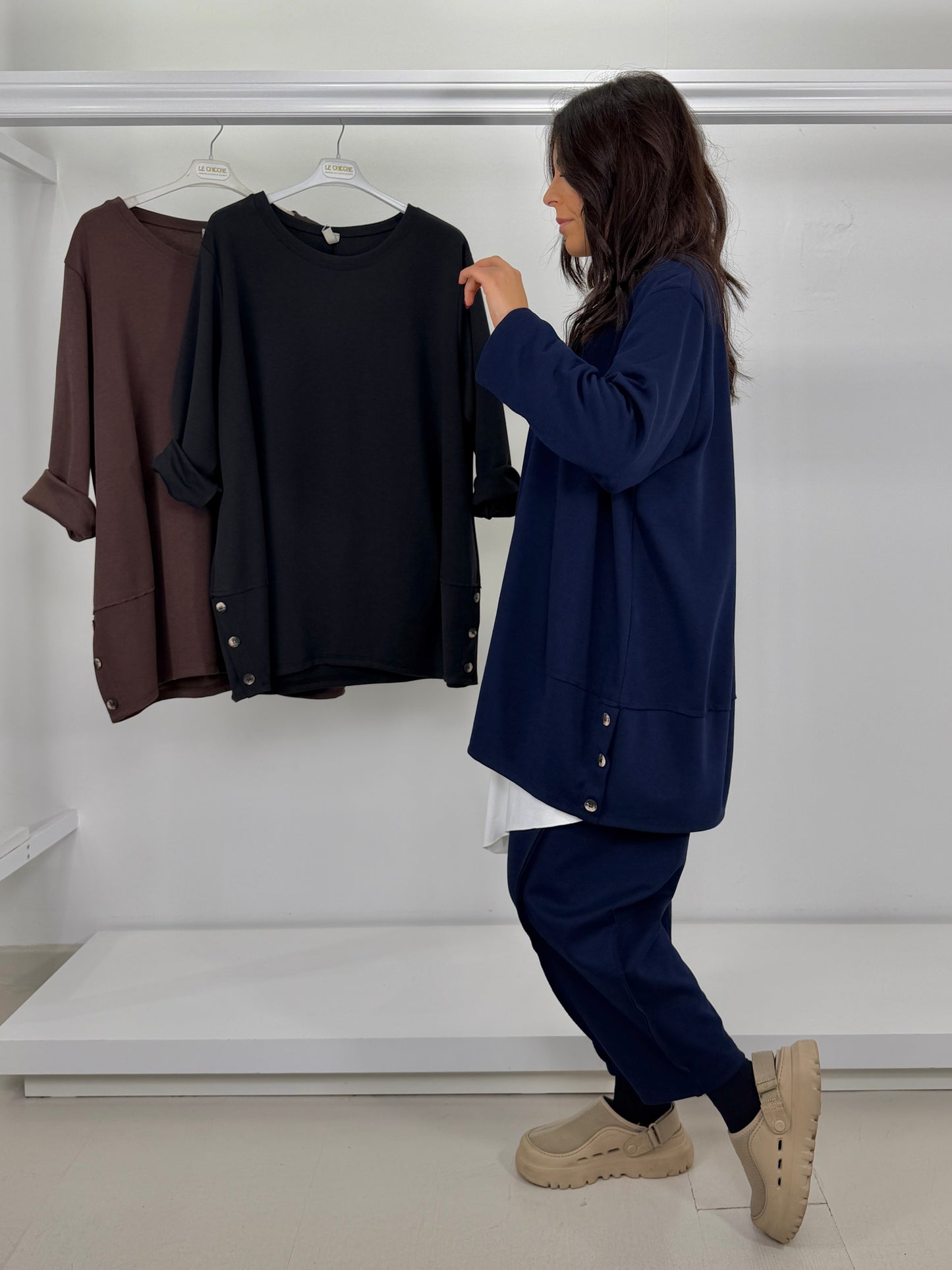 Maglia ovetto in caldo cotone