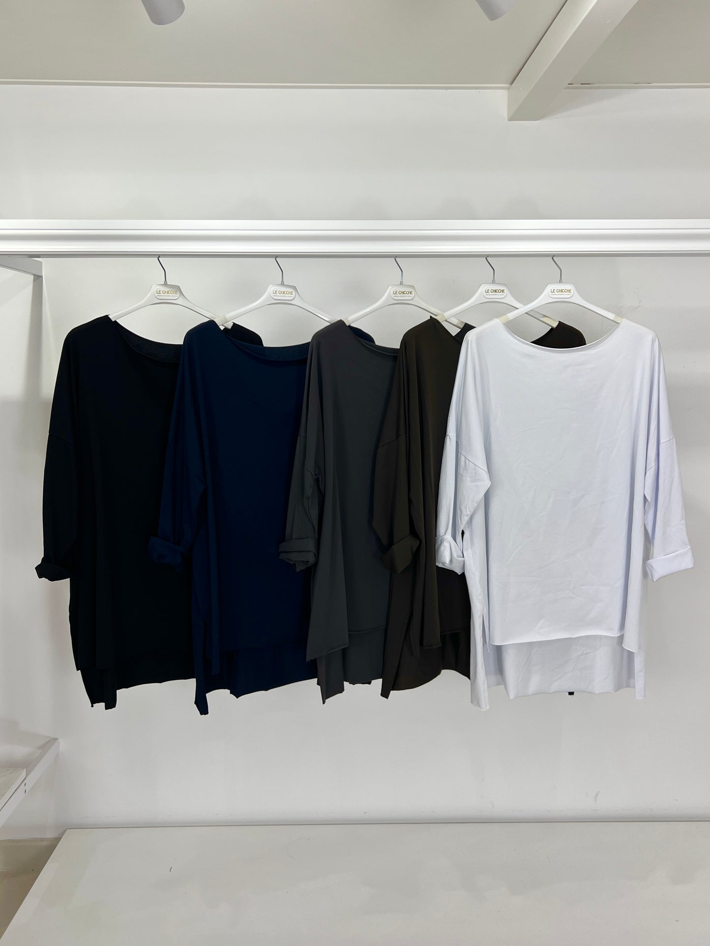 Maglia taglio vivo manica lunga