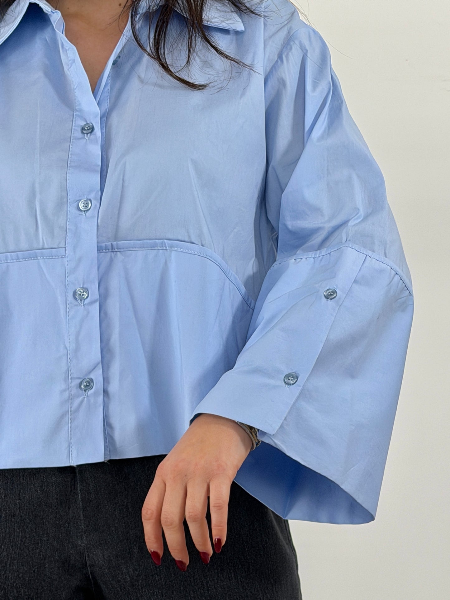 Camicia manica campana