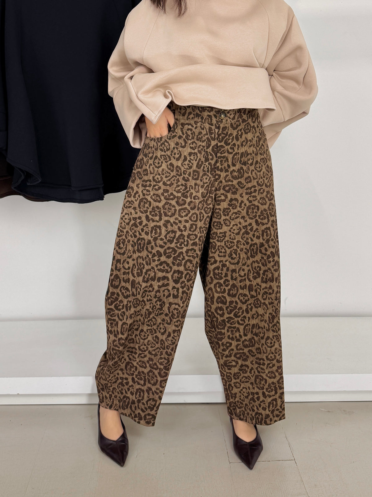 Pantalone ovetto maculato
