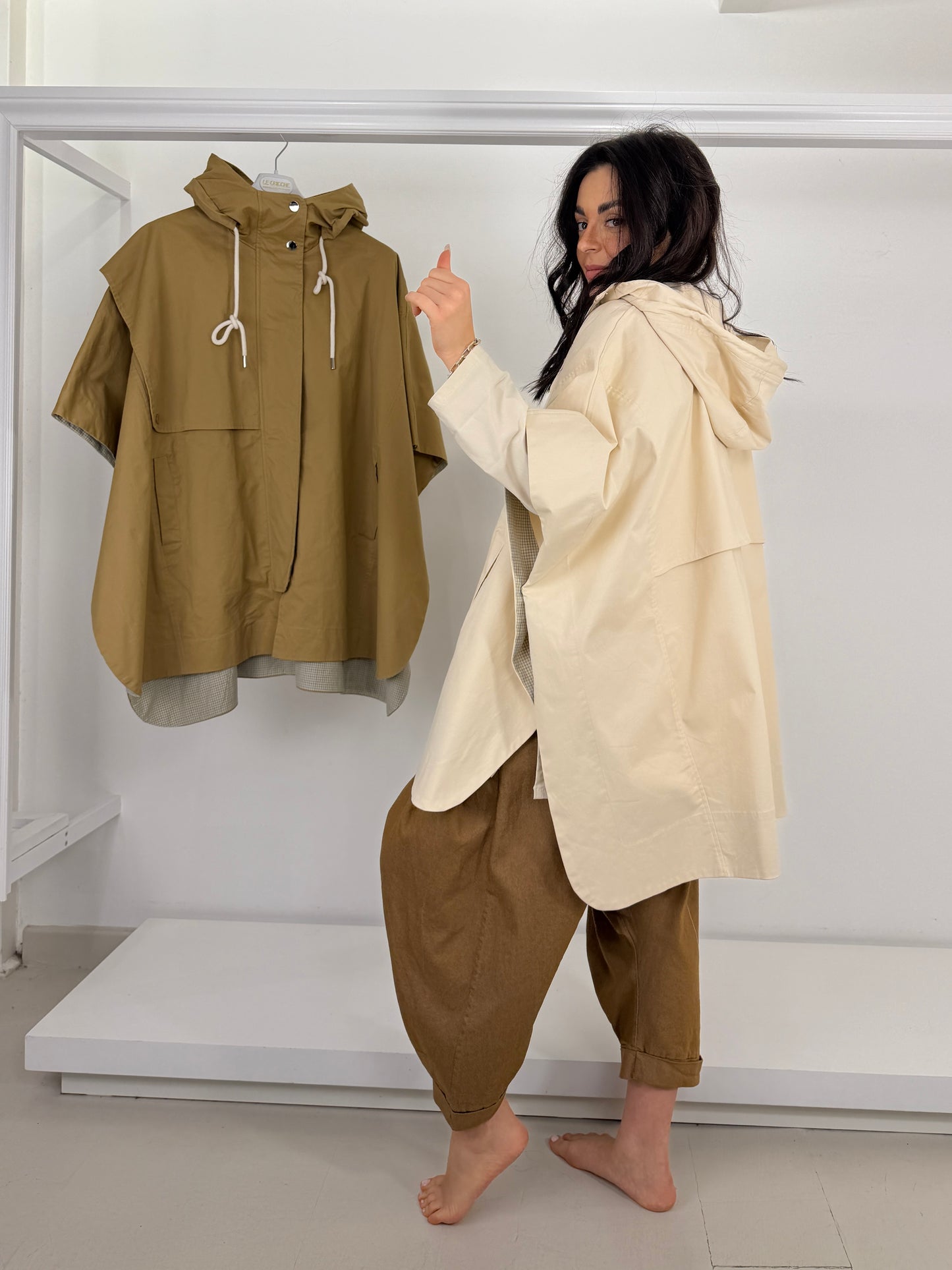 Mantella tela di cotone