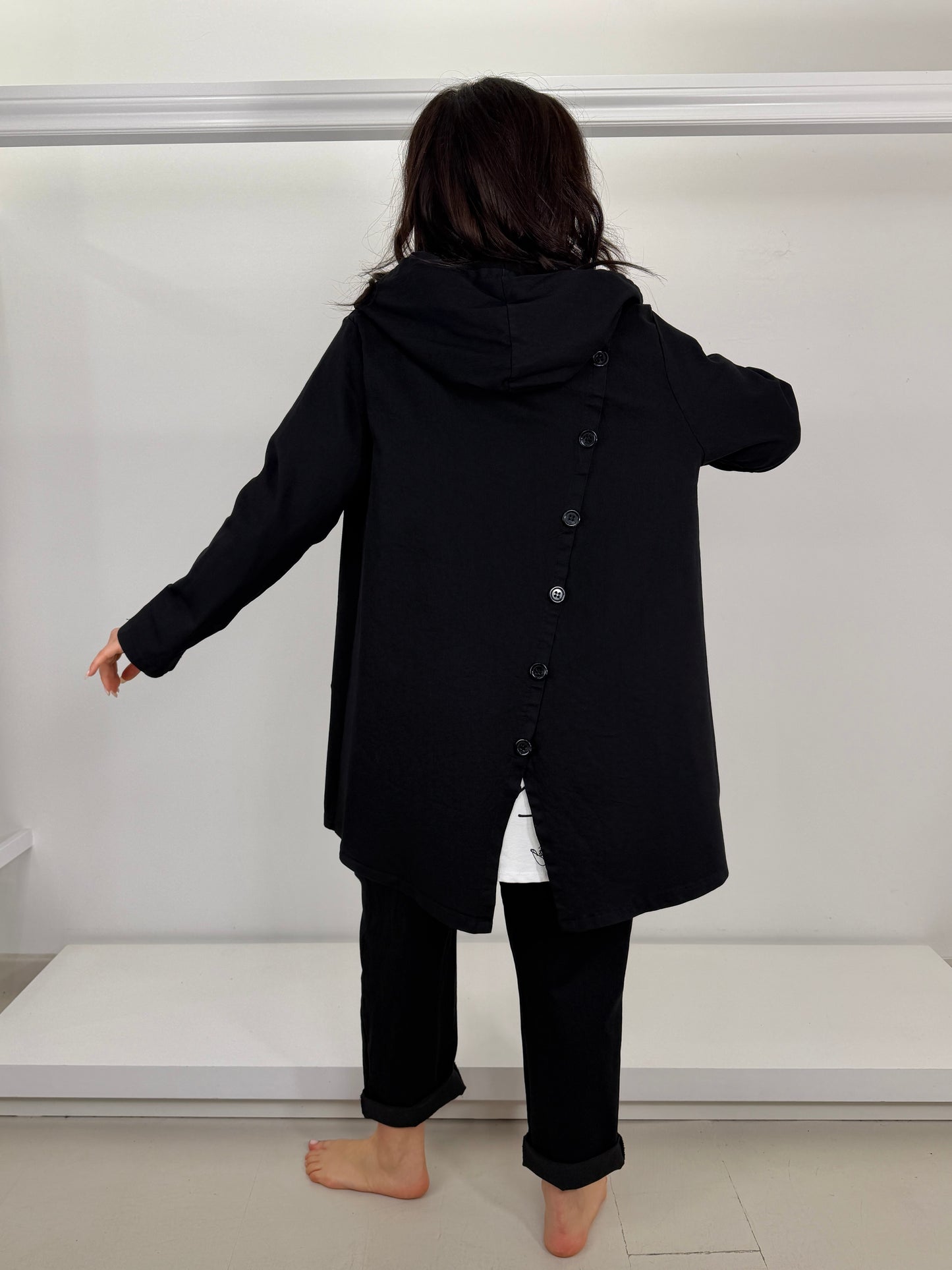 Giacca jeans svasata