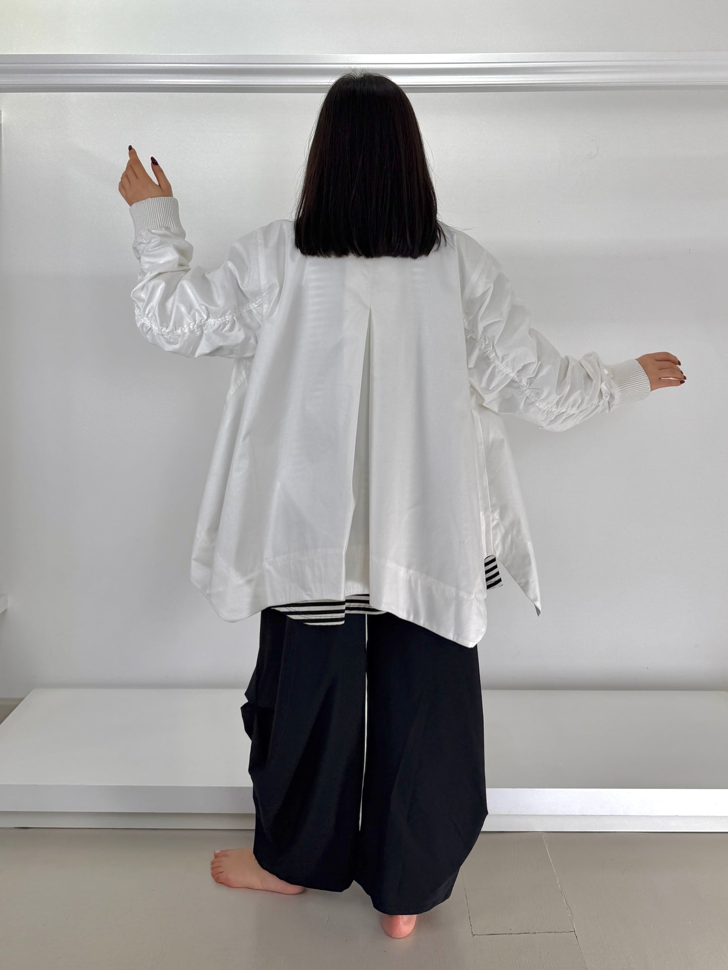 NOEN Giacca trapezio con piegone