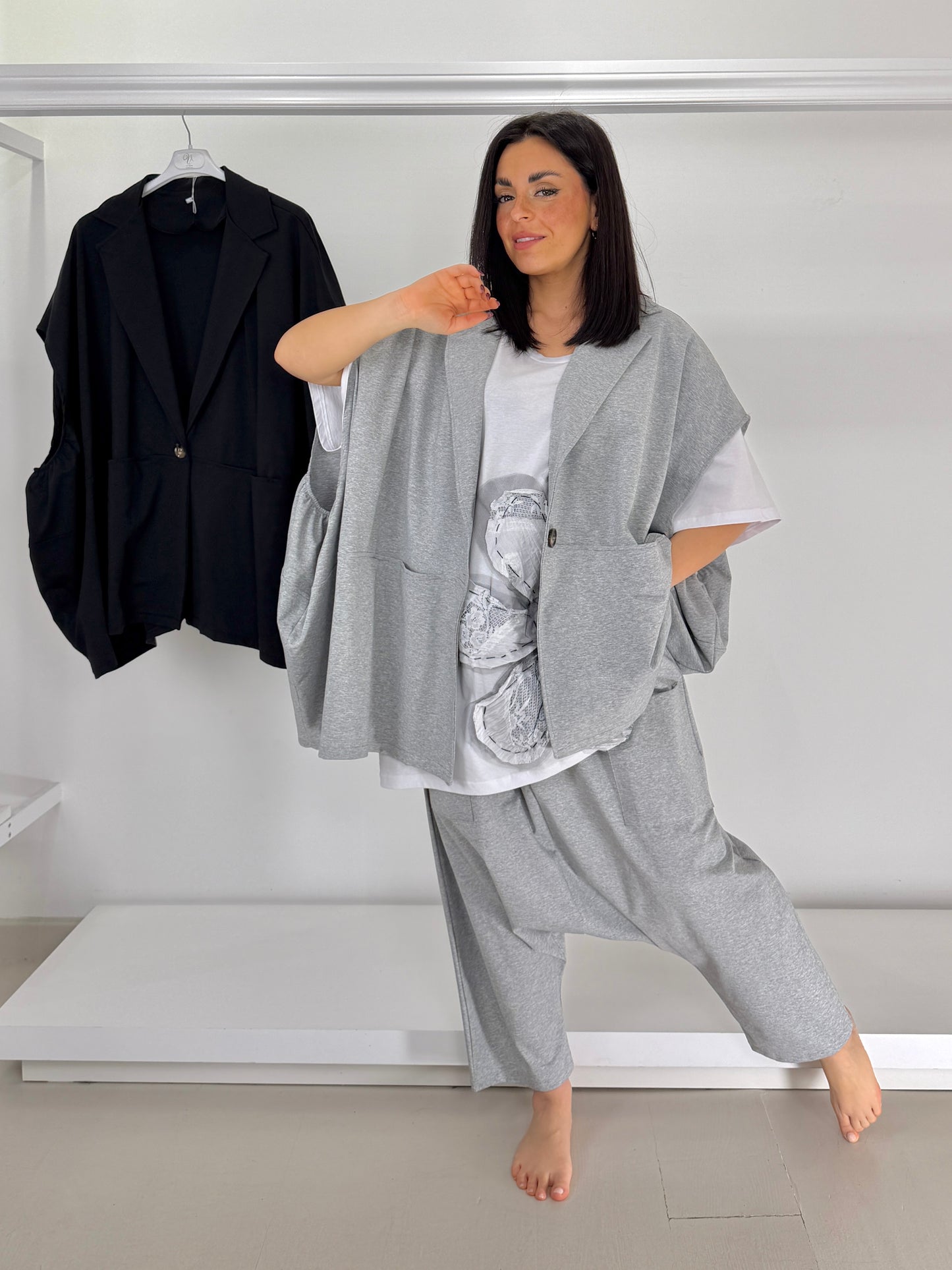 Gilet over punto roma