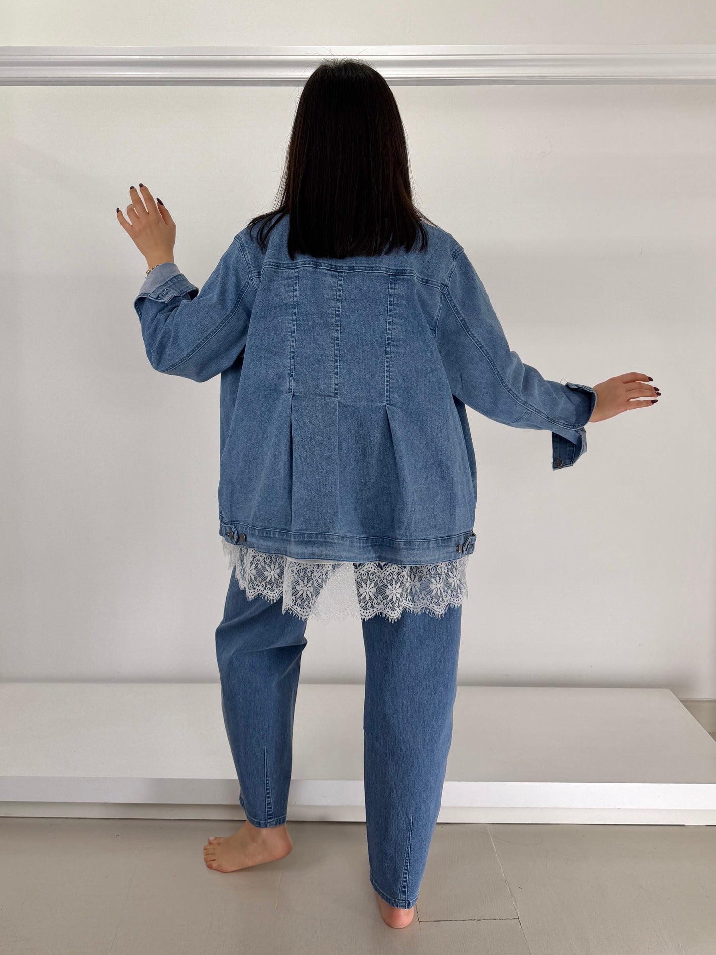 NOEN giacca jeans elasticizzato svasata (catalogo)