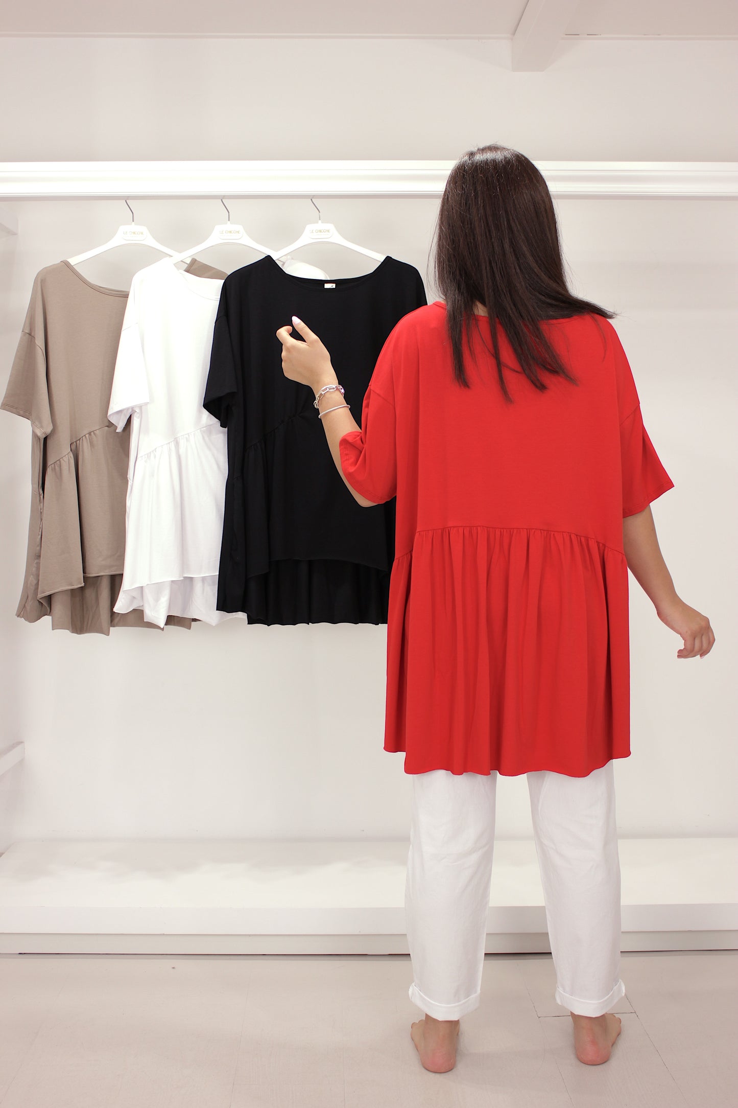 T-shirt arricciata