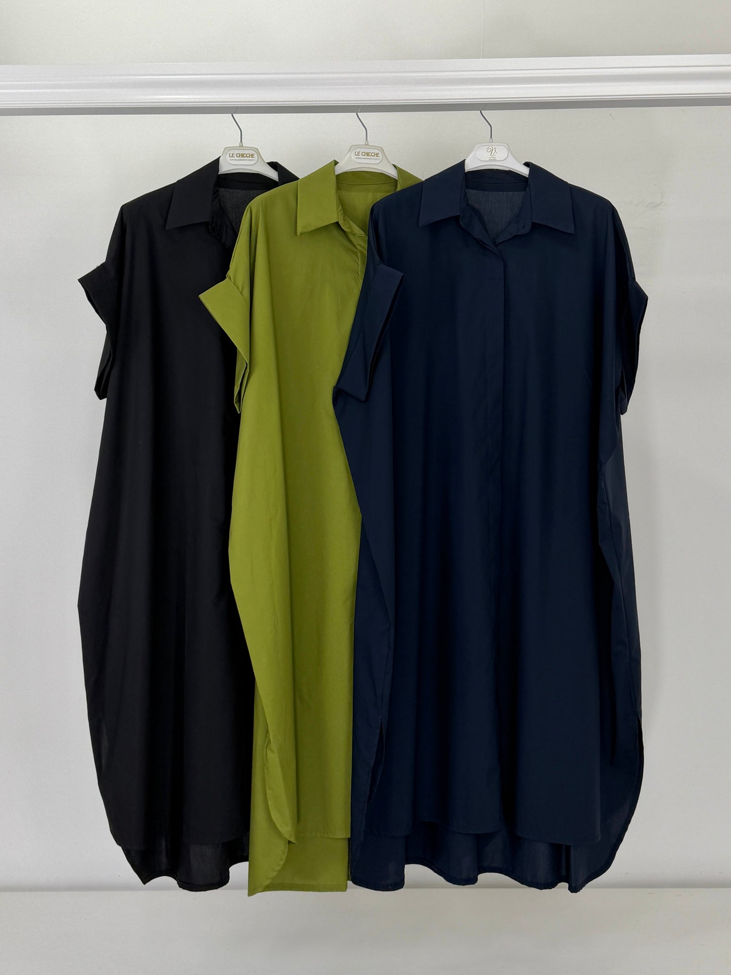 Abito chemisier tessuto camicia