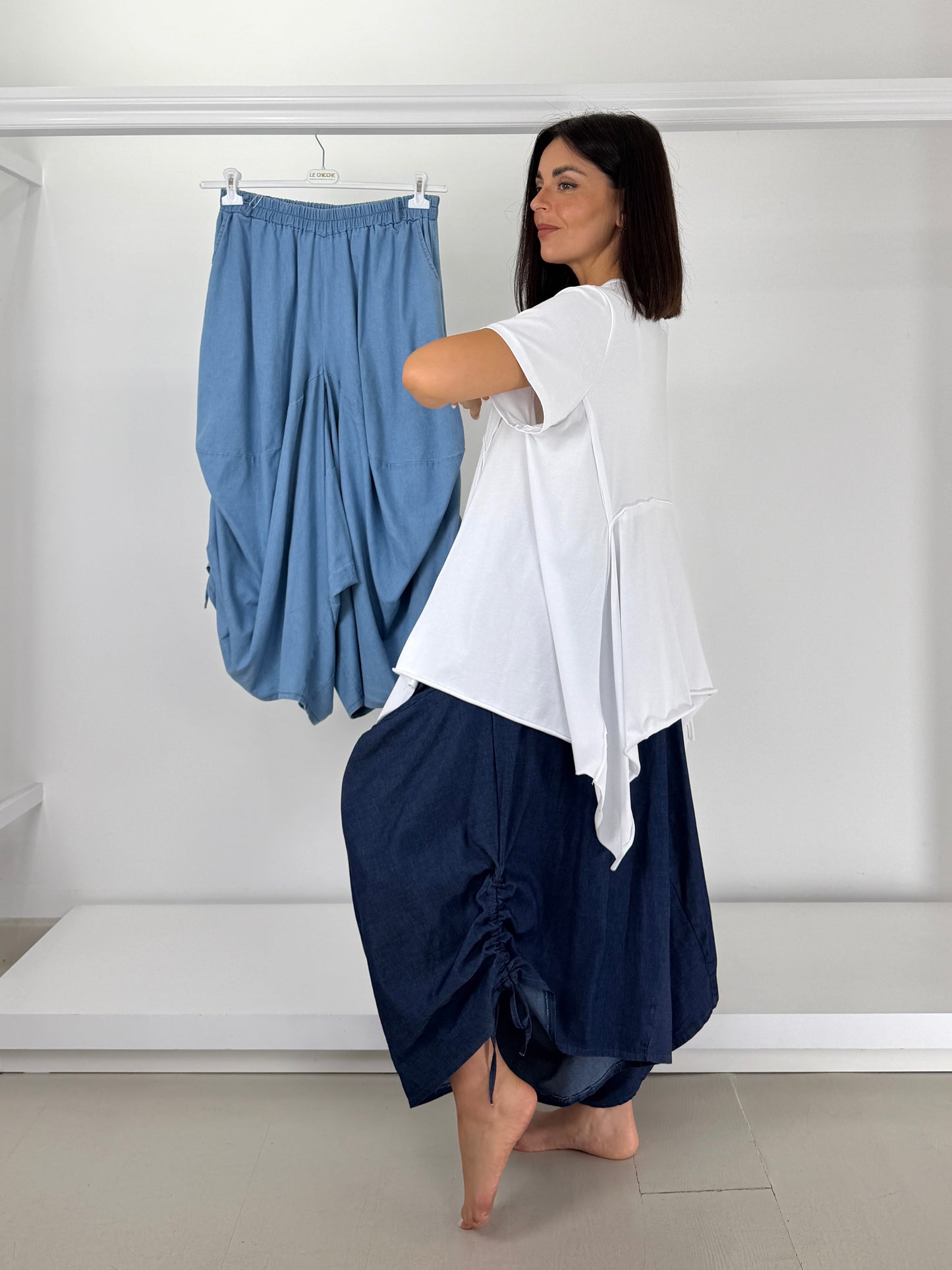 Pantagonna in jeans leggero