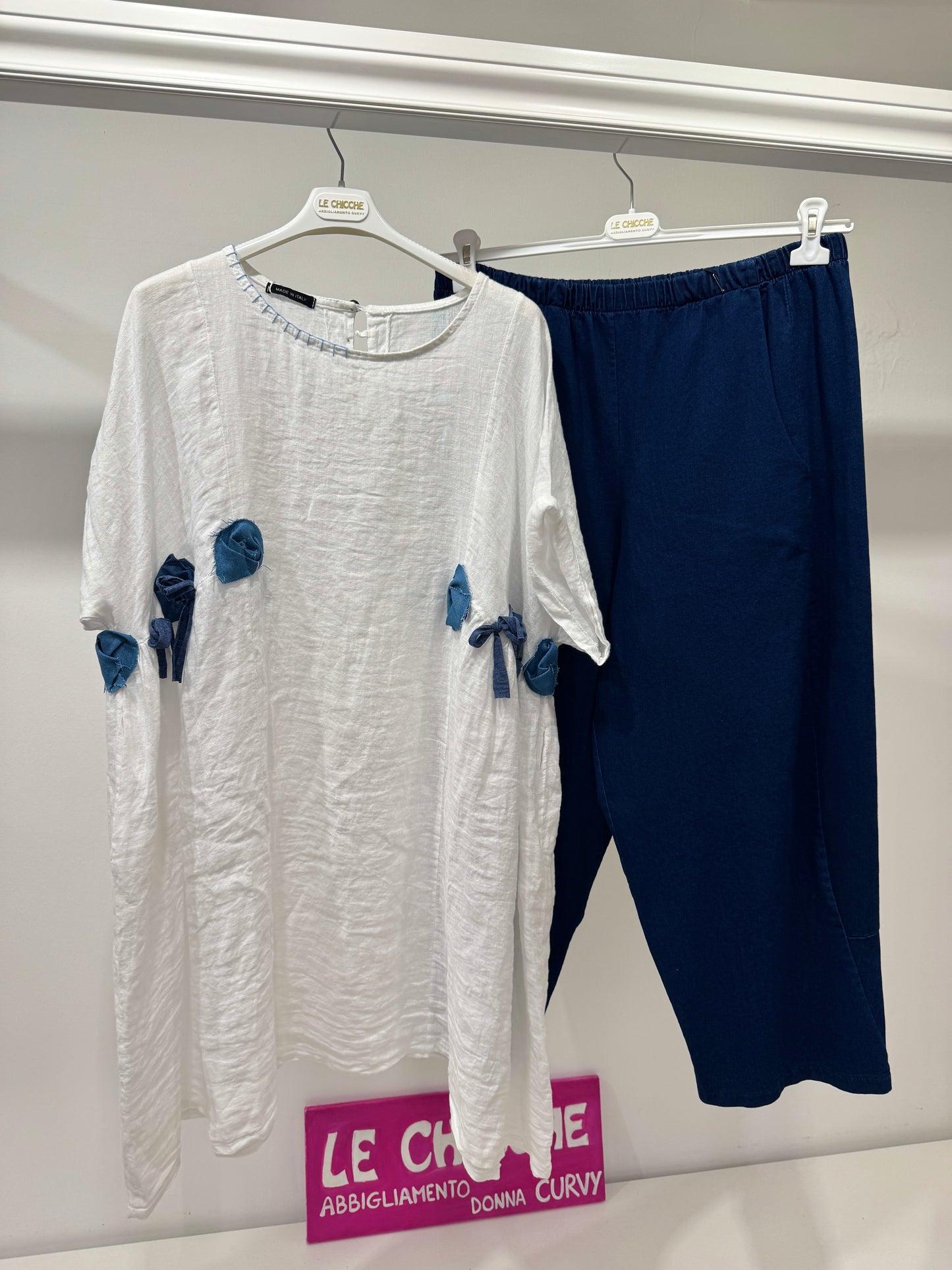Jeans elasticizzato a carota