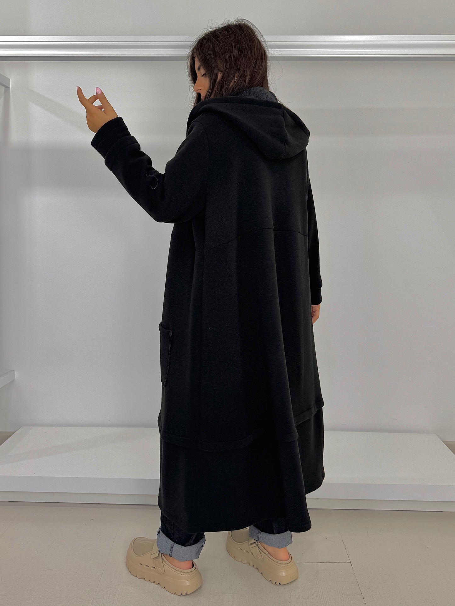 DOLCEMENTE CURVY cappotto in maglia