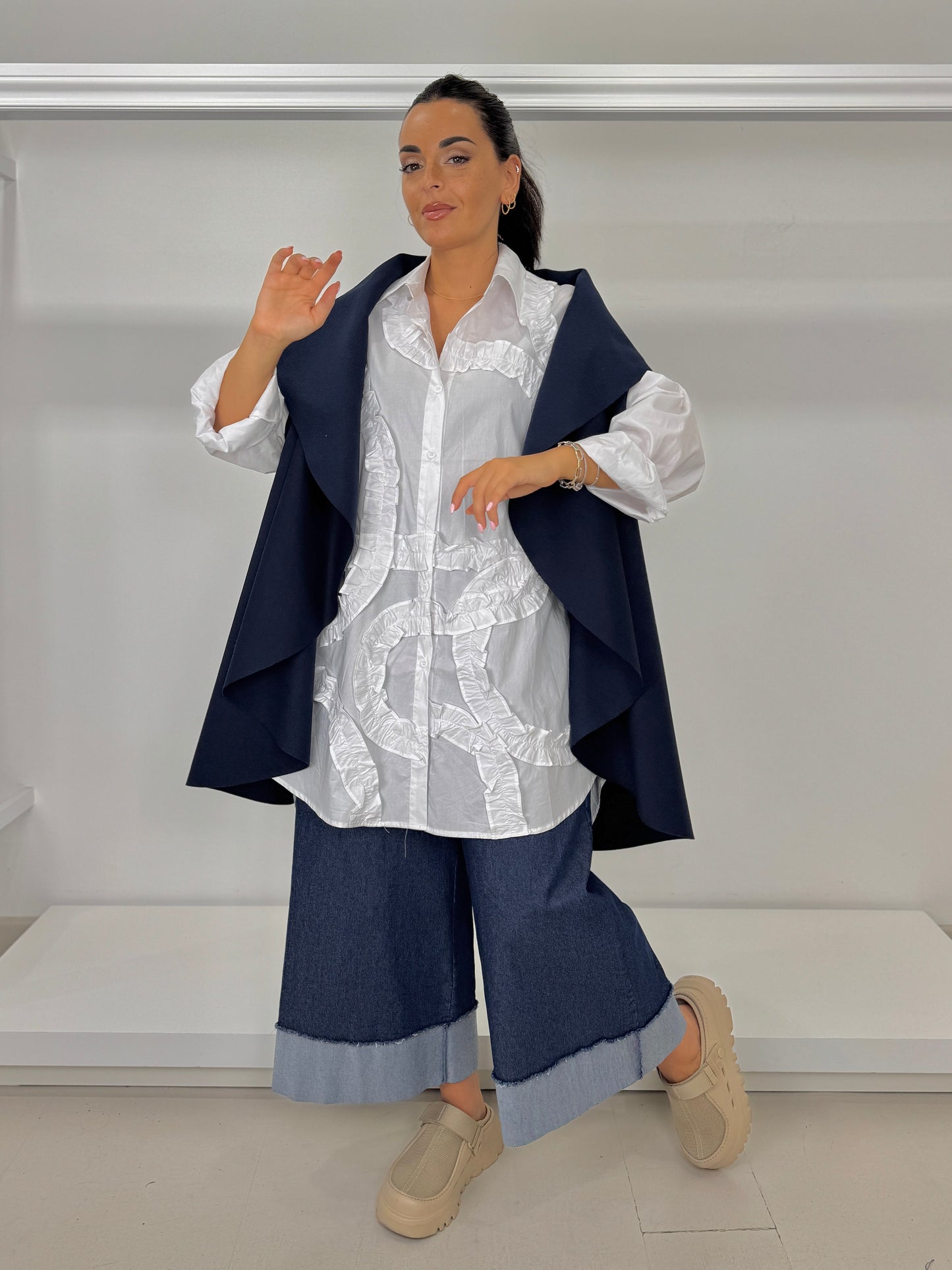 Gilet a ruota - panno