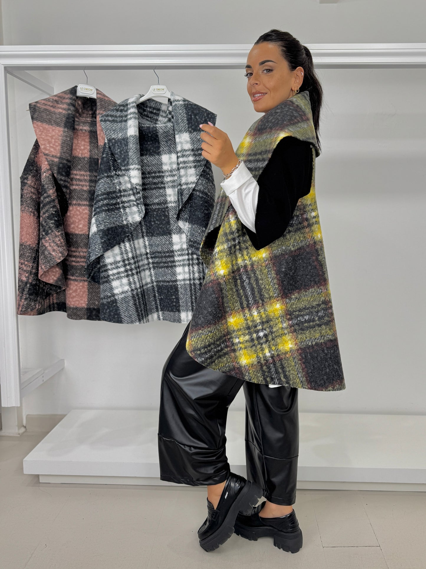 Gilet a ruota - lana cotta