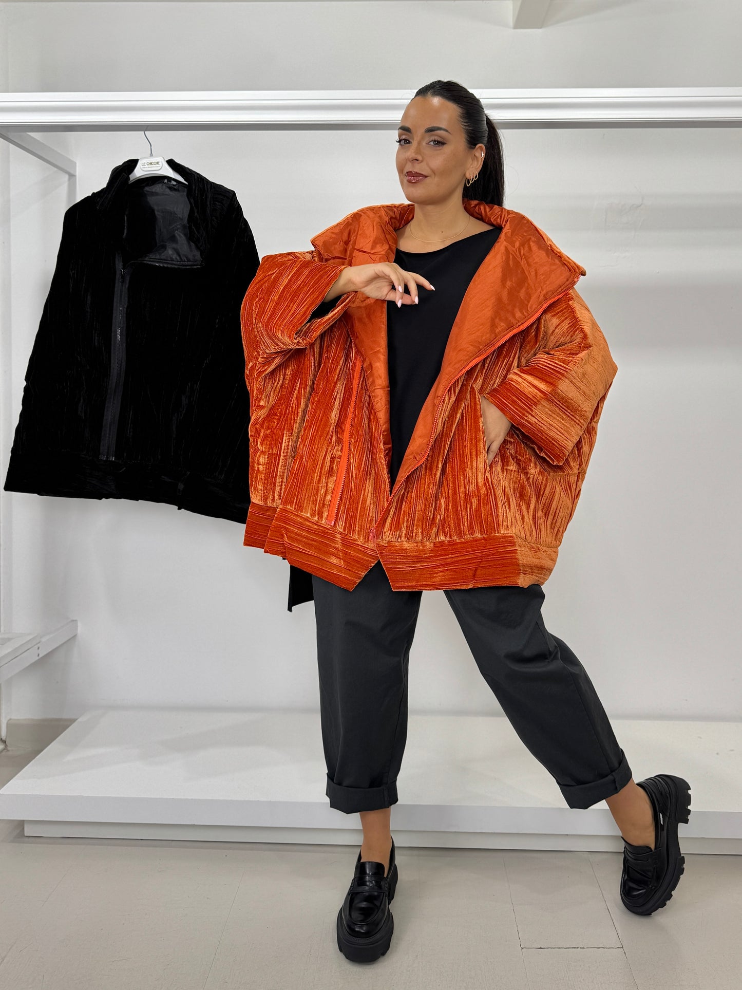 Pantalone over in cotone invernale