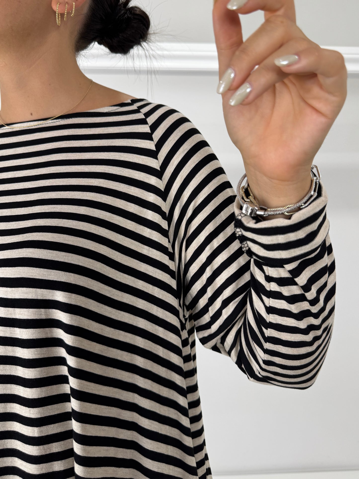 Maglia ruota a righe