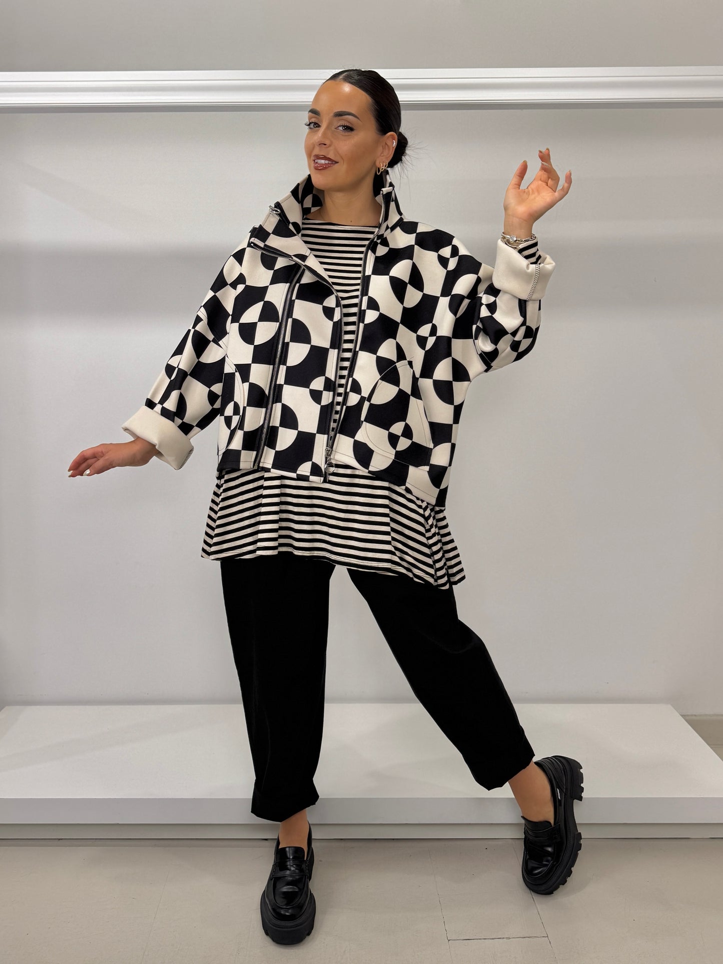 Pantalone over in cotone invernale