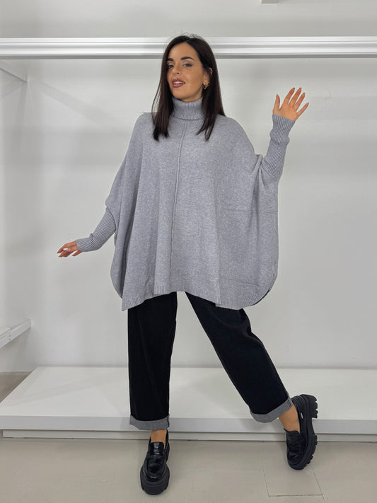Pullover maxi dolcevita