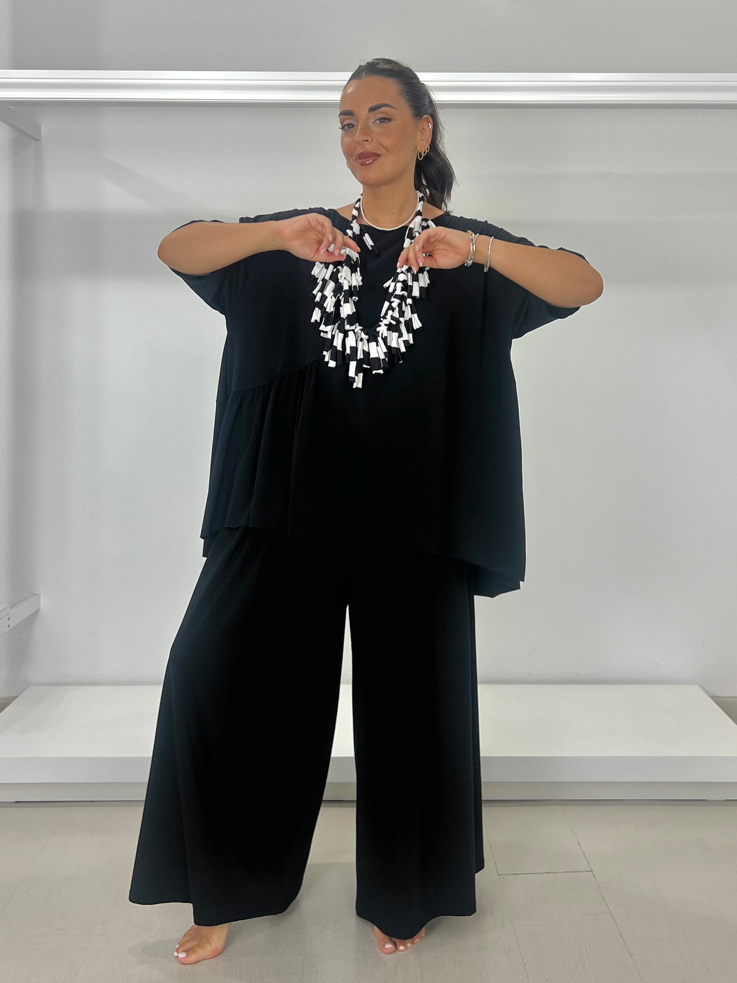 T-shirt arricciata