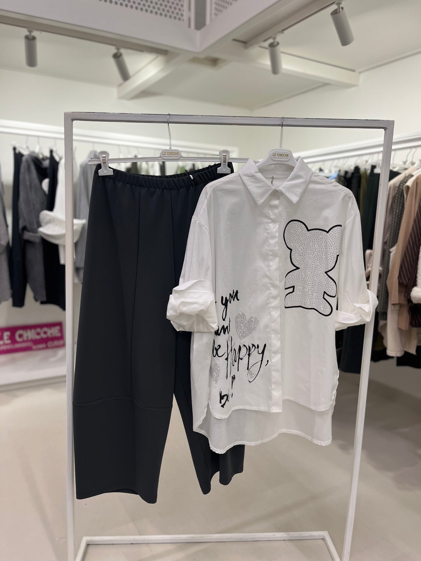 CURVY & OVER Pantalone crepe