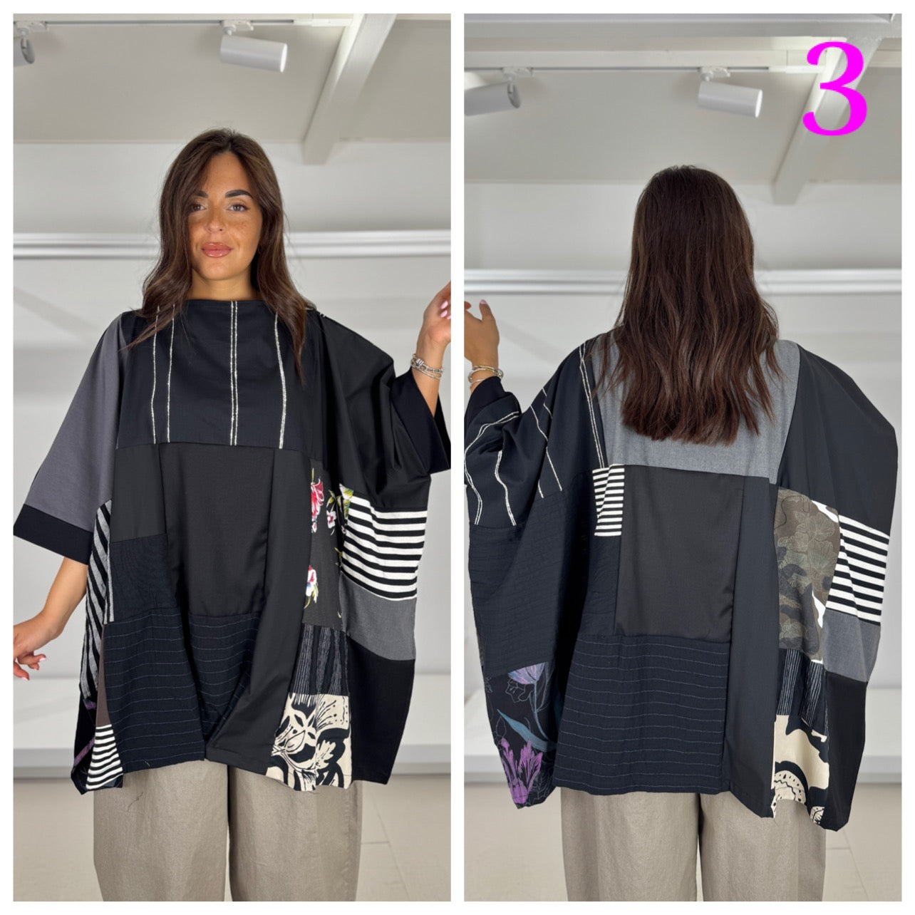 Poncho patchwork