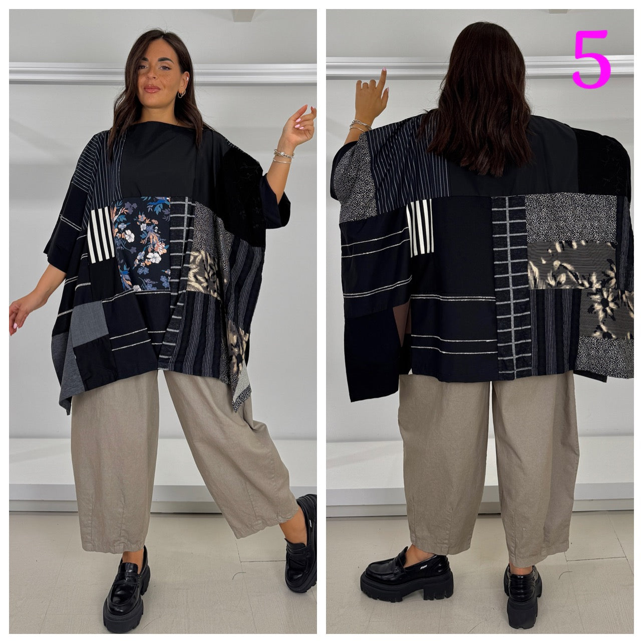 Poncho patchwork