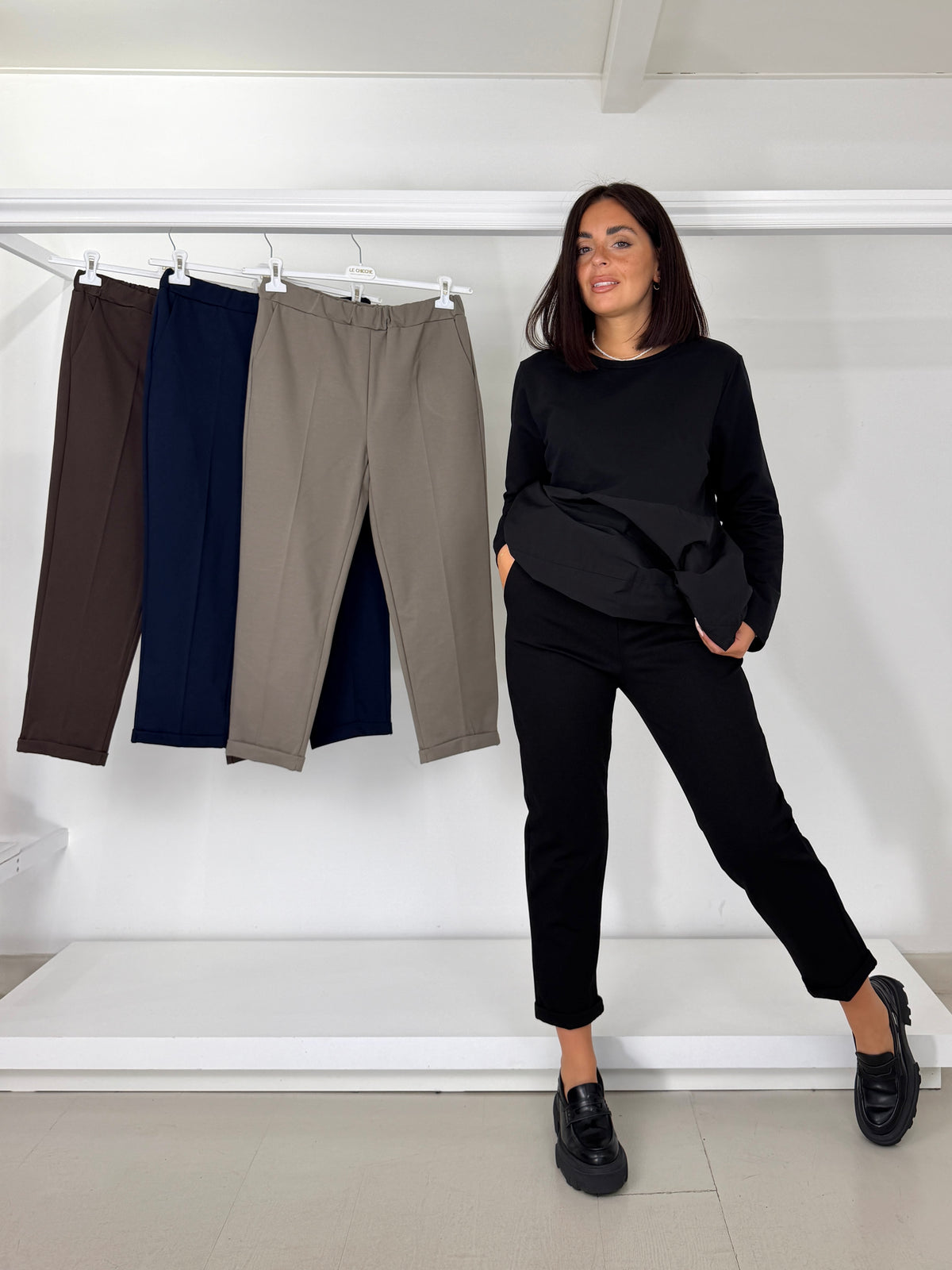 Pantalone basic punto milano