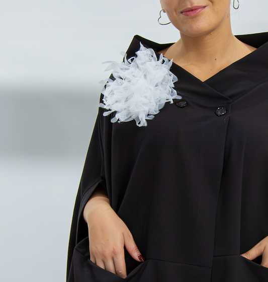 Spilla in organza