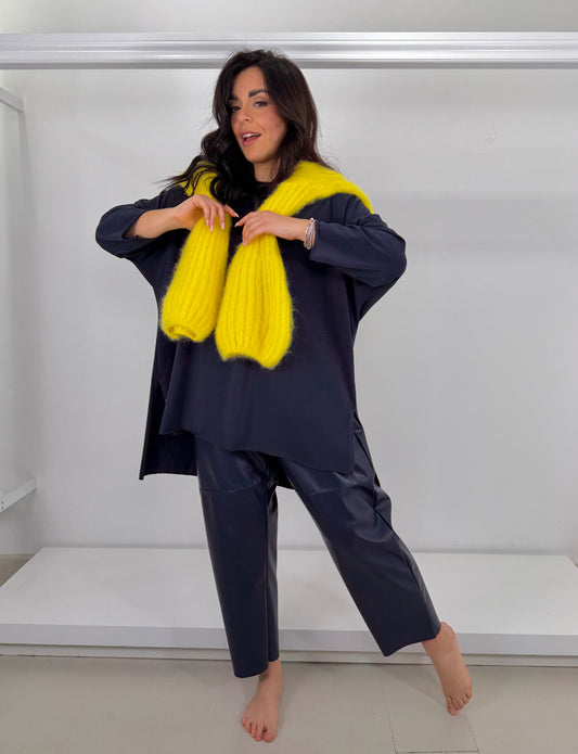 Brilla con Stile: Maglia Taglio Vivo Manica 3/4