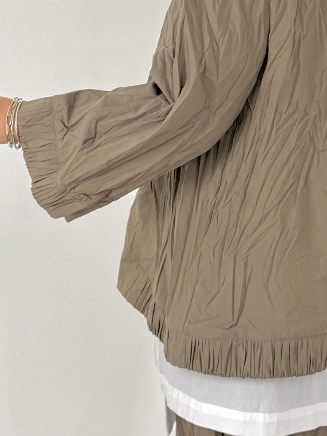 Ozai N Ku Camicia Stropicciata — eleganza curvy senza compromessi