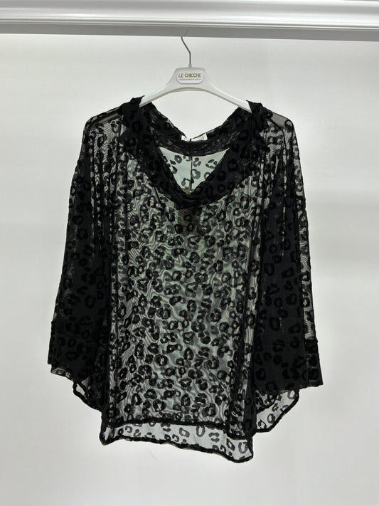 FLO&POI Casacca tulle animalier