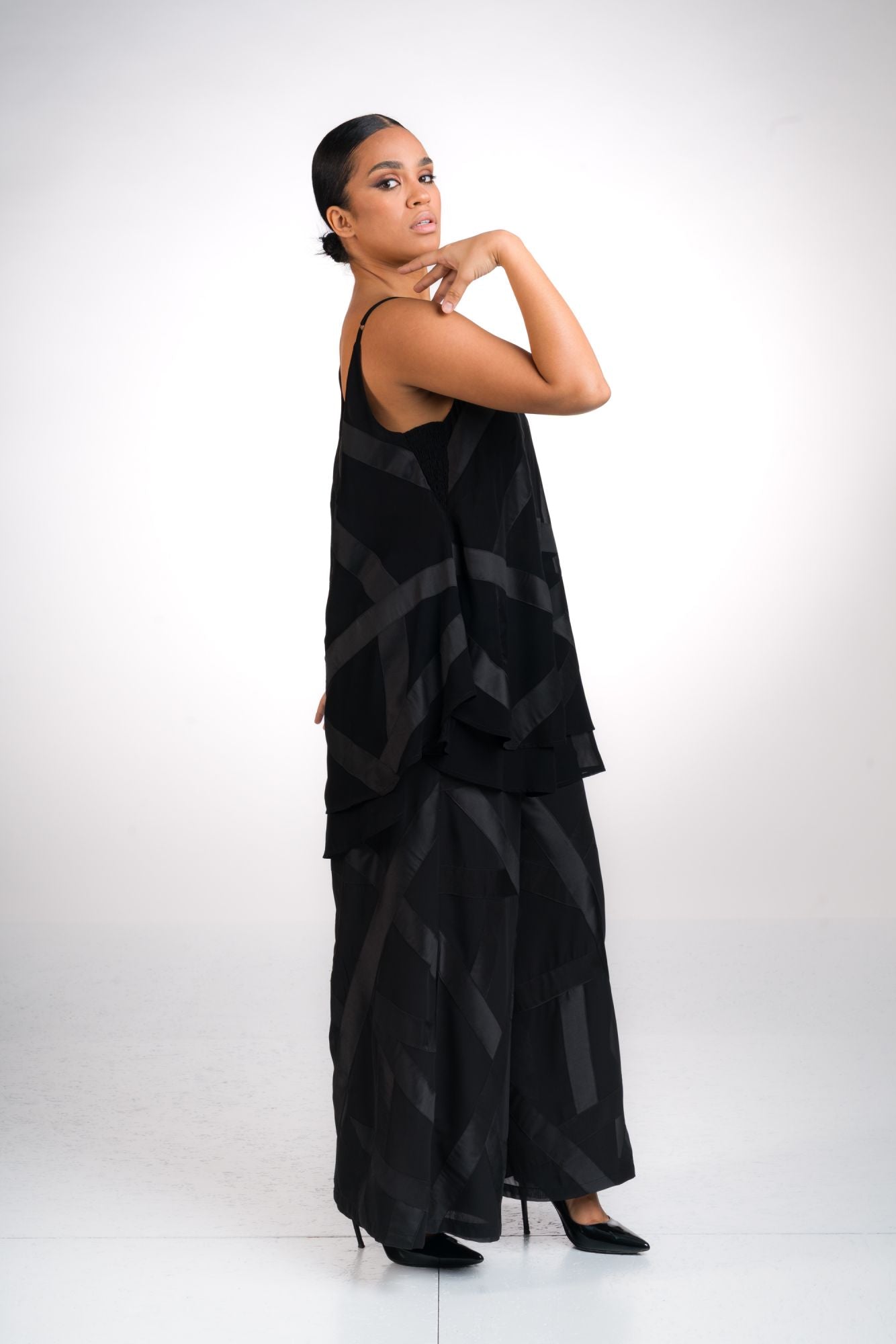 GHUNGROO canotta in chiffon