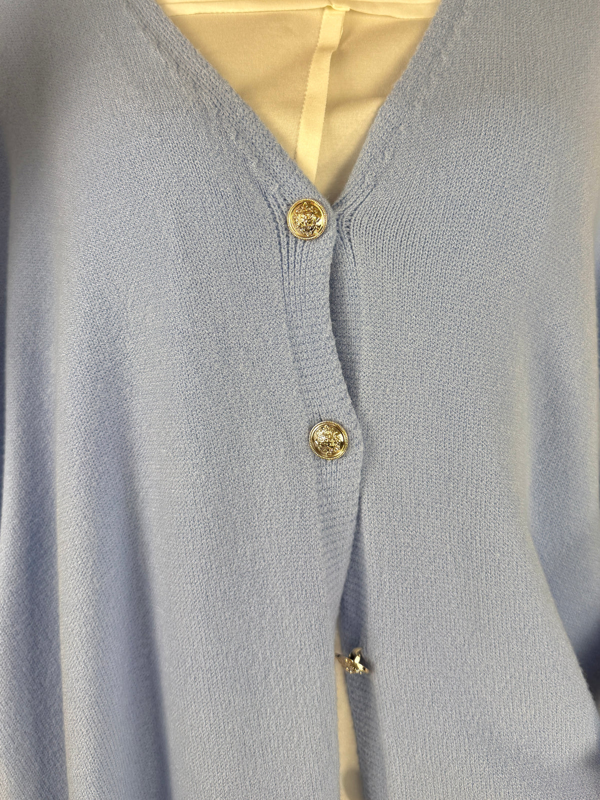 Cardigan over con spacchi