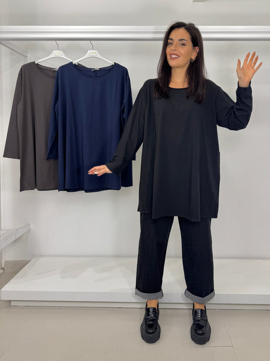 Maglia basic svasata