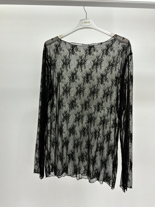 Maglia in tulle elasticizzato