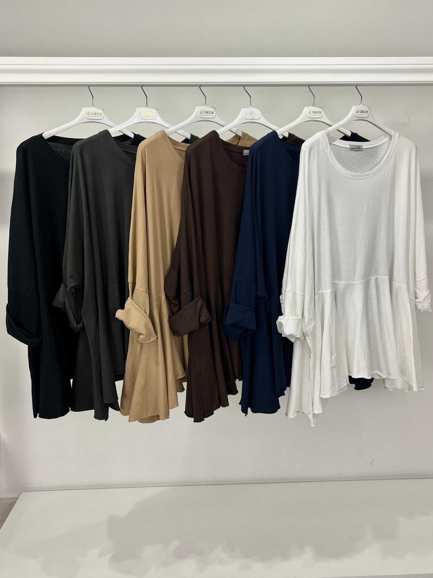 Maglia con balza a ruota
