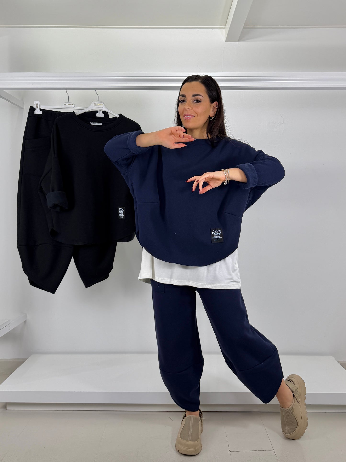 Completo felpato tulipano