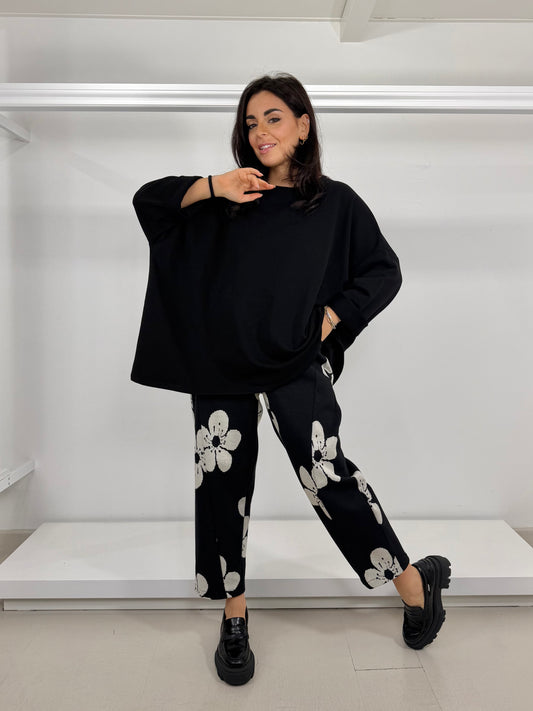 Pantalone fiorito