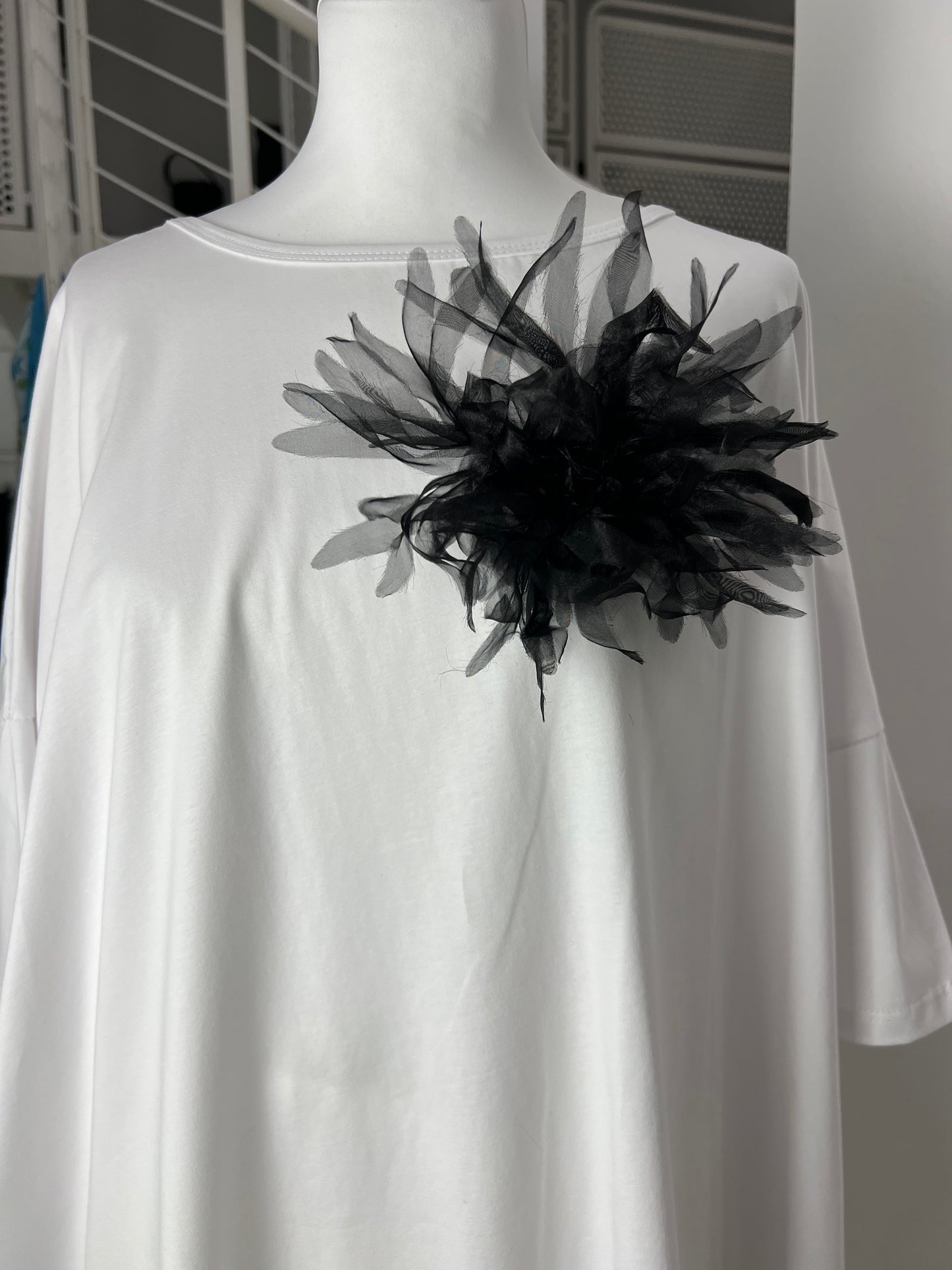 Spilla in organza