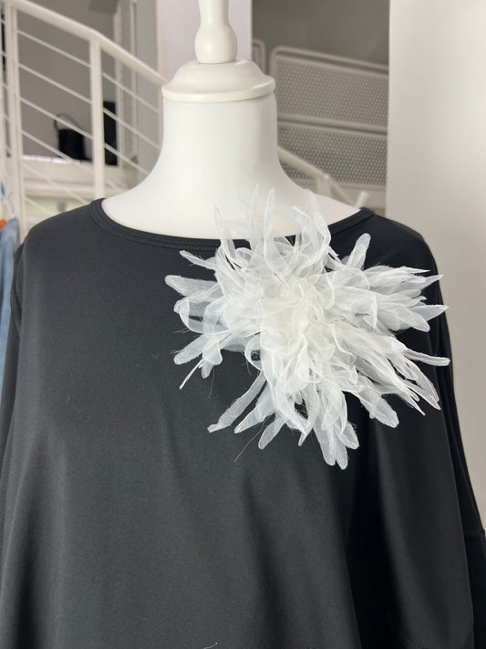 Spilla in organza