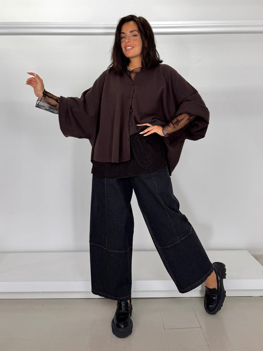 Cardigan bottoncini a cuore