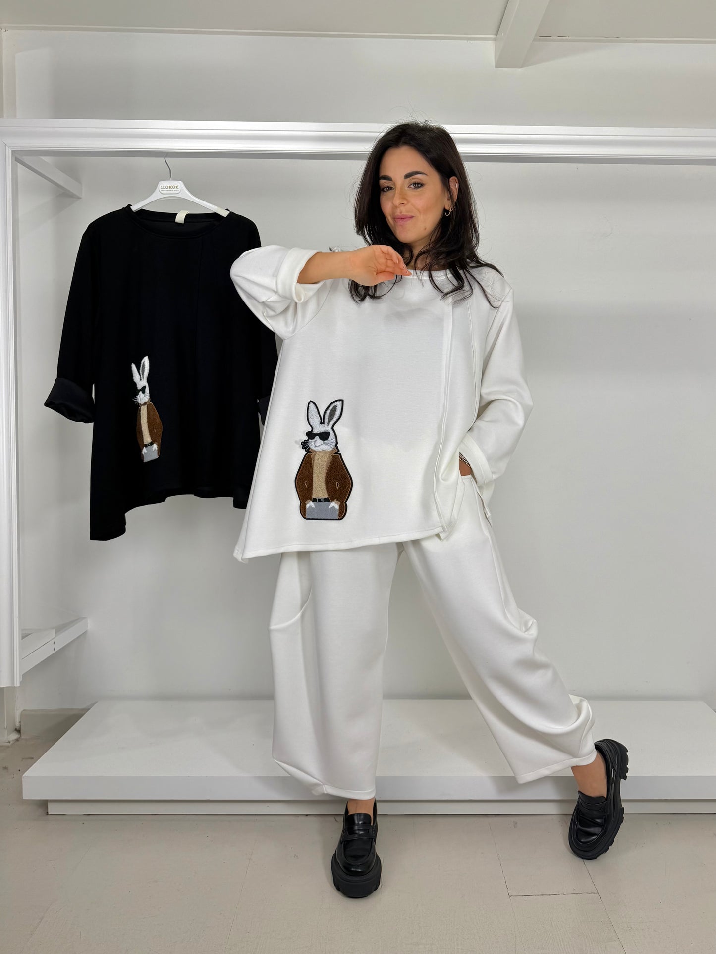 Casacca asimmetrica Bugs Bunny