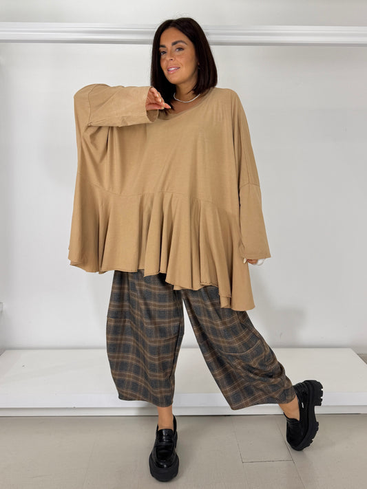 Maglia con balza a ruota